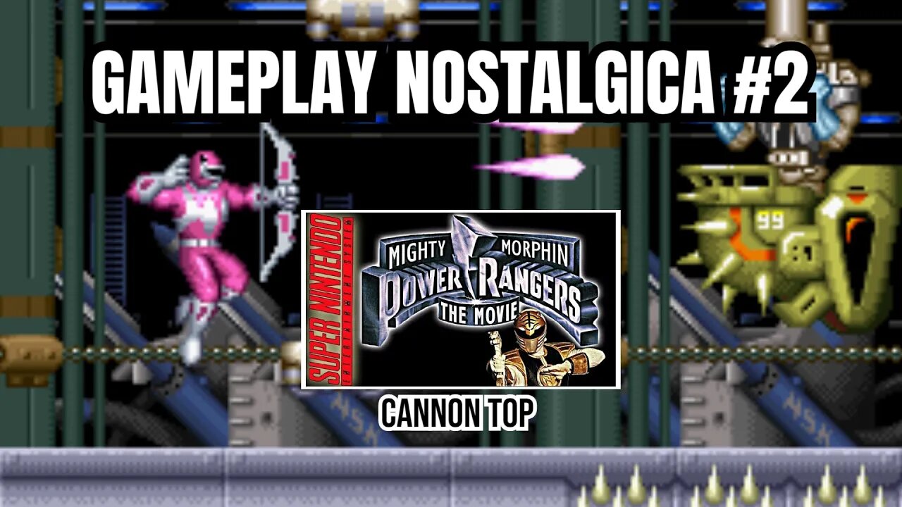 Might Morphin Power Rangers The movie Snes #2 | Segundo estágio, Cannon Top