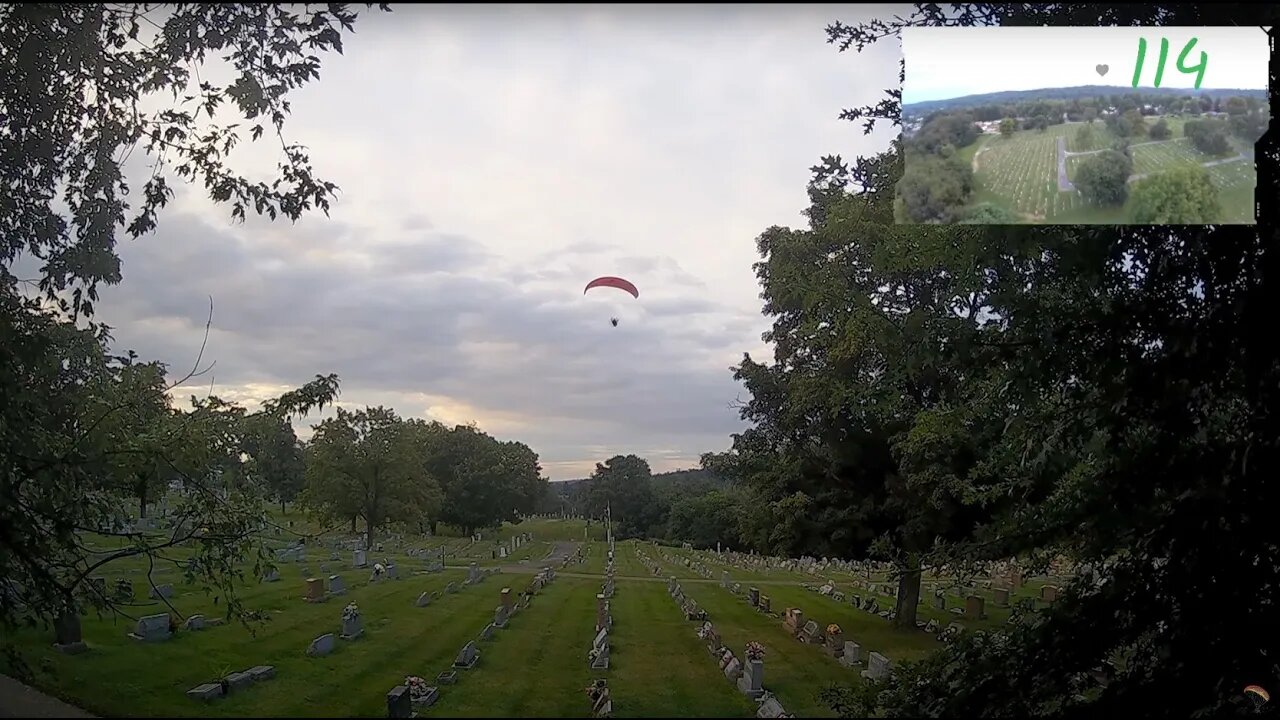 Live PPG Flight | Low pass w Ashley and Cam2 Fly-by