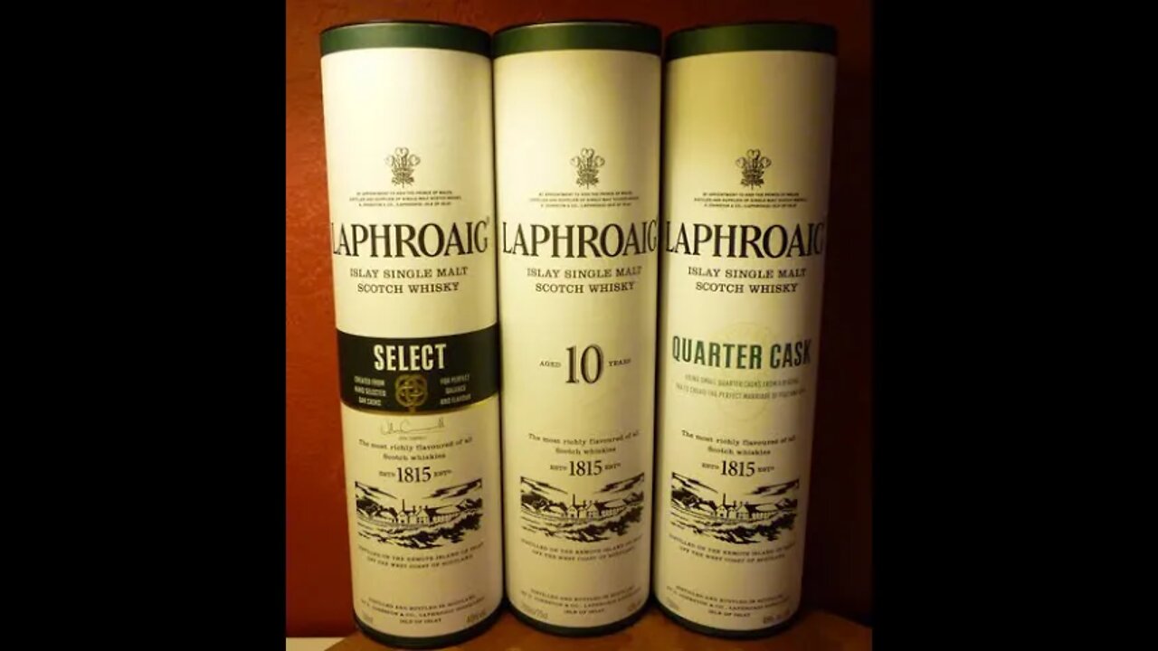 Whiskey Review #104: Laphroaig Battle. Laphroaig Select vs Laphroaig 10 vs Laphroaig Quarter Cask