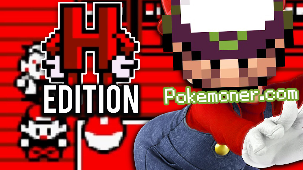 Pokemon H Edition - A GB Hack ROM where you are Luigi but Letter H is everywhere???