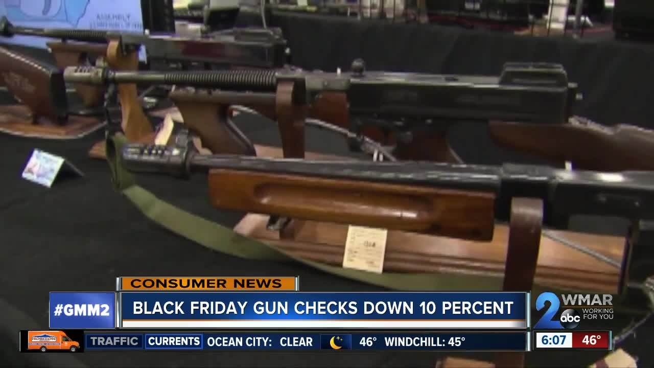 Black Friday gun sales reportedly down compared to previous years