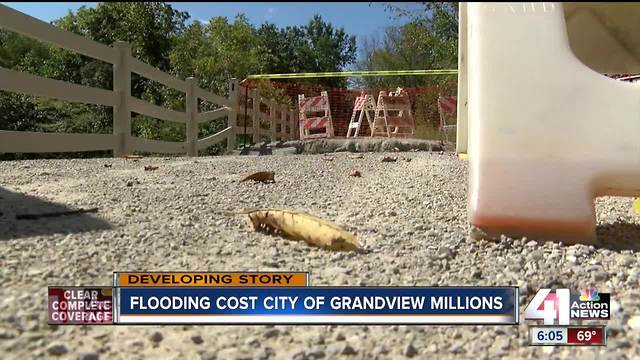 Flooding causes millions of dollars in damage to Grandview infrastructure