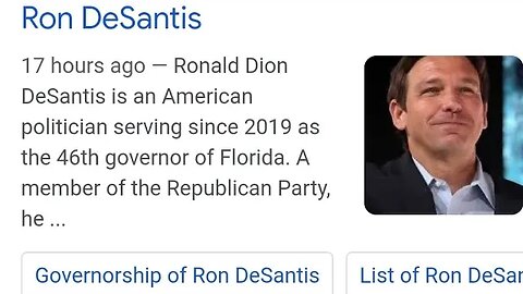 Ronald Dion DeSantis FLORIDA GOVERNOR