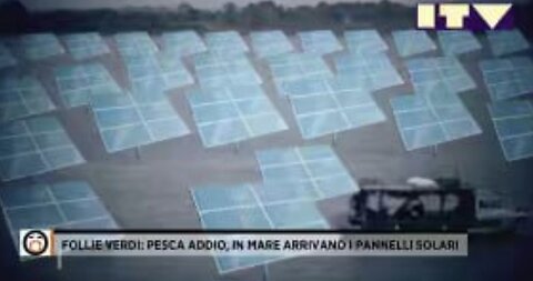 ITALIA, ENERGIA: Cozze e Fotovoltaico, Taranto Puglia, Frode Globalista