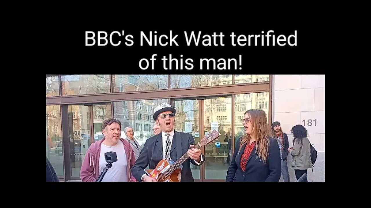 SEE ON ODYSEE: "Guitar Chris" & others in court for "threatening" BBC journalist