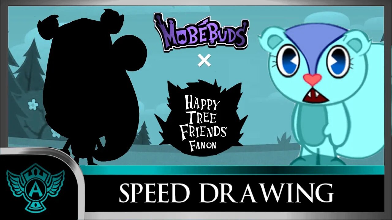 Speed Drawing: Happy Tree Friends Fanon - Bonnie | Mobebuds Style