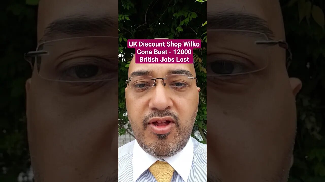 UK Discount Shop Wilko Gone Bust - 12000 British Jobs Lost #Rumble #Shorts #News