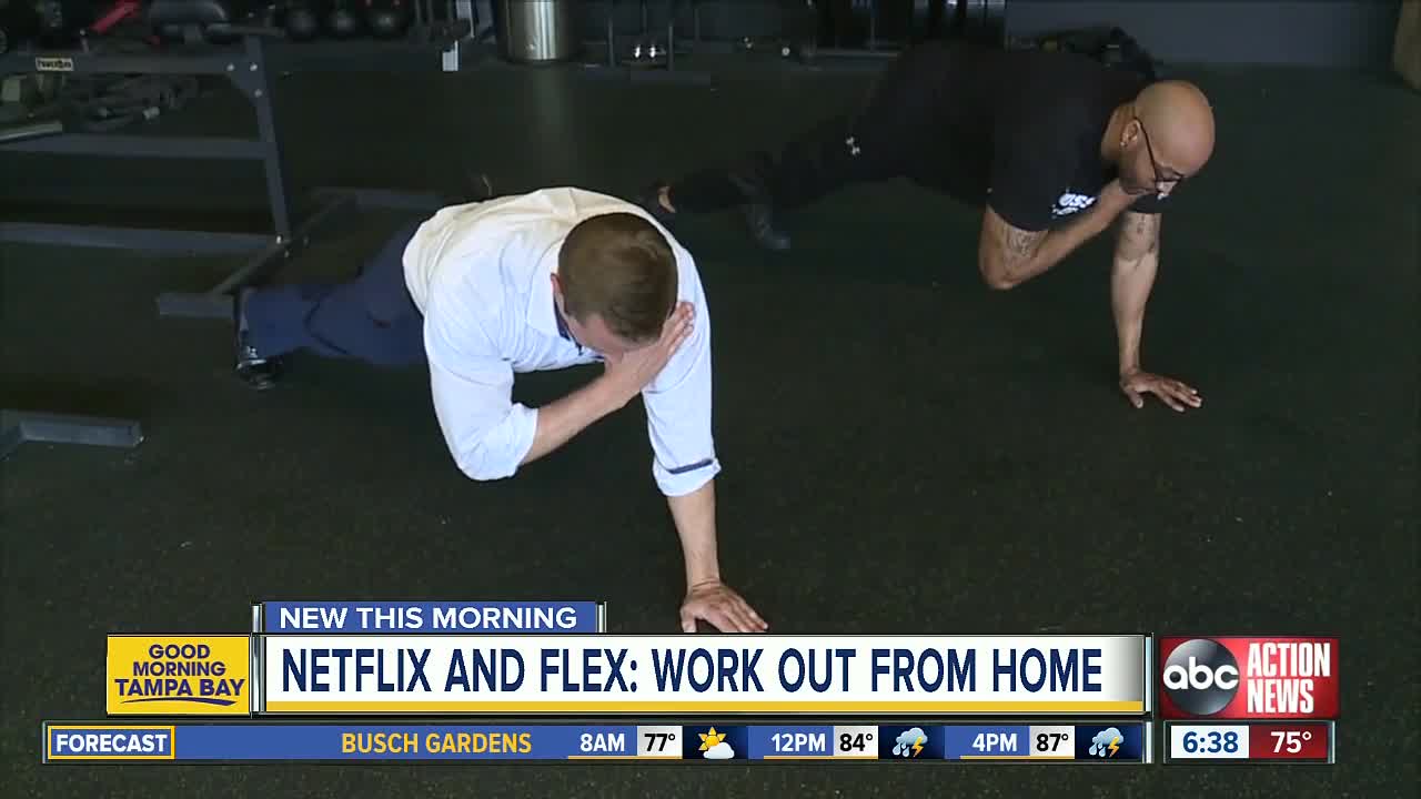 How to workout while watching Netflix