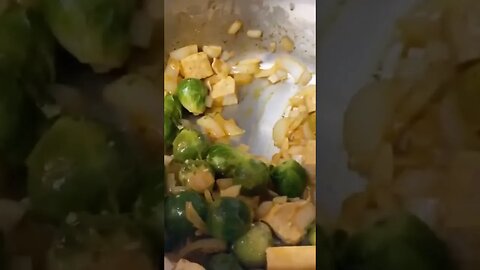 Brussels Sprouts and Tofu