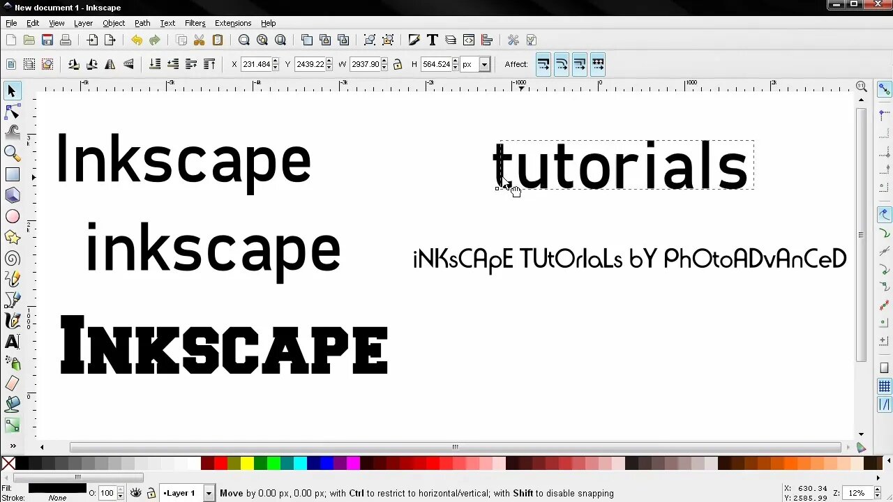 Text Extensions - Inkscape Tutorial