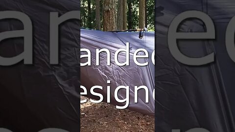 Onewind 12 ft rainfly. Go to Amputee Outdoors for 12 setup options. #rainfly #hammock #camping