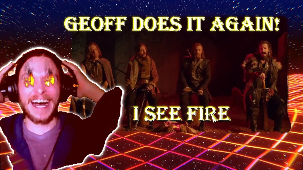 I SEE FIRE - Geoff Castellucci - YOUNG MAN REACTS