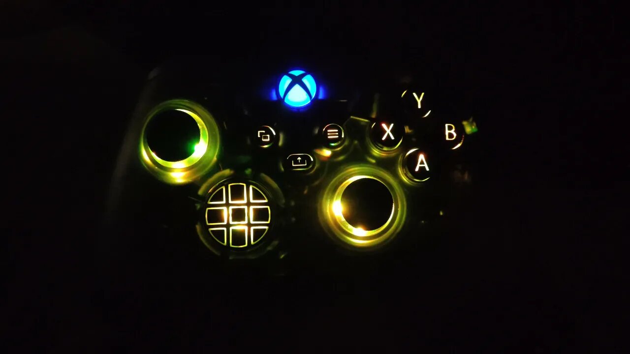 Xbox series X 20th anniversary edition with modded led and extremerate kit.