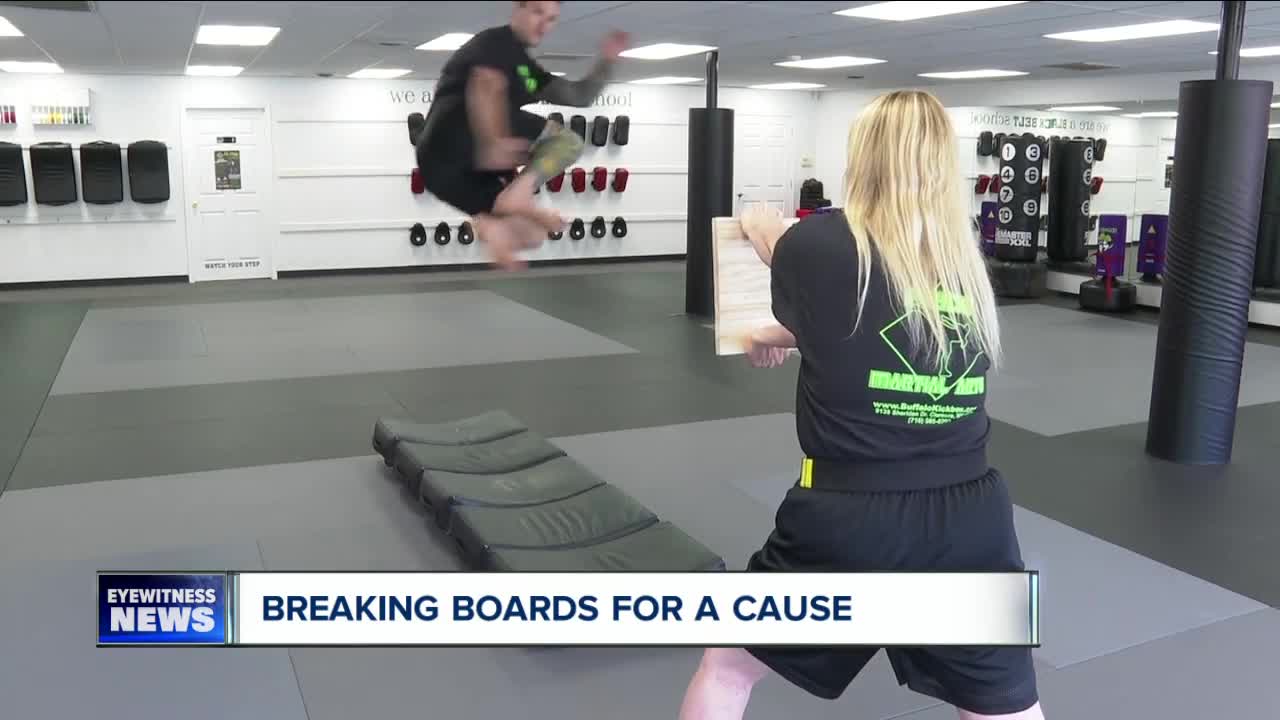 Breaking boards for a cure