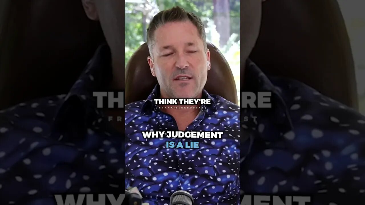 This is why judgement is a lie ..