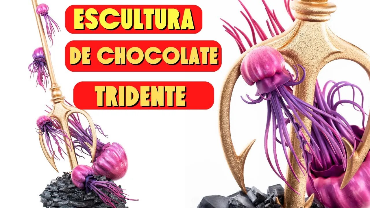 Escultura de Chocolate: Tridente