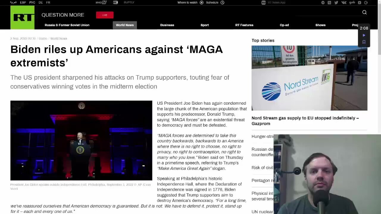 Biden, practically, declares war against the MAGA movement