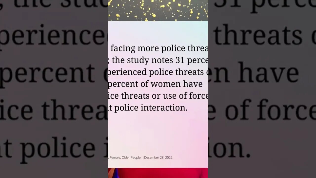 Women at HIGHER risk of use of force from #police #women #news #shorts