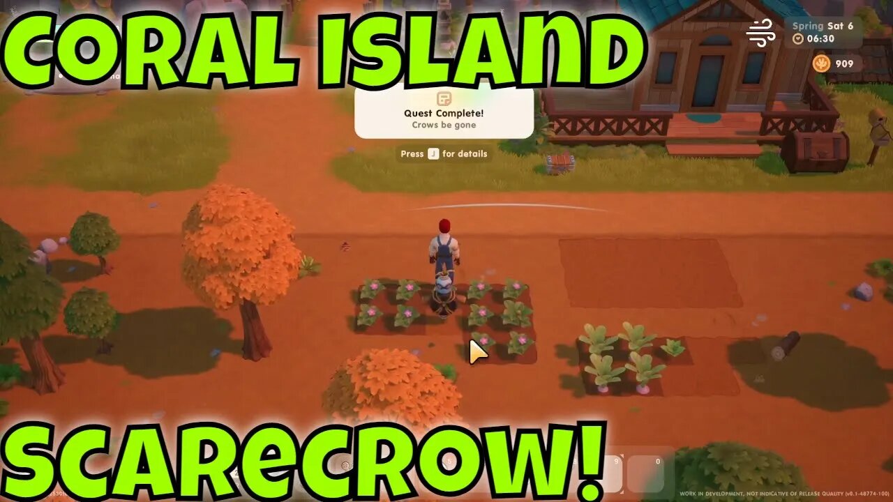 Coral Island Scarecrow