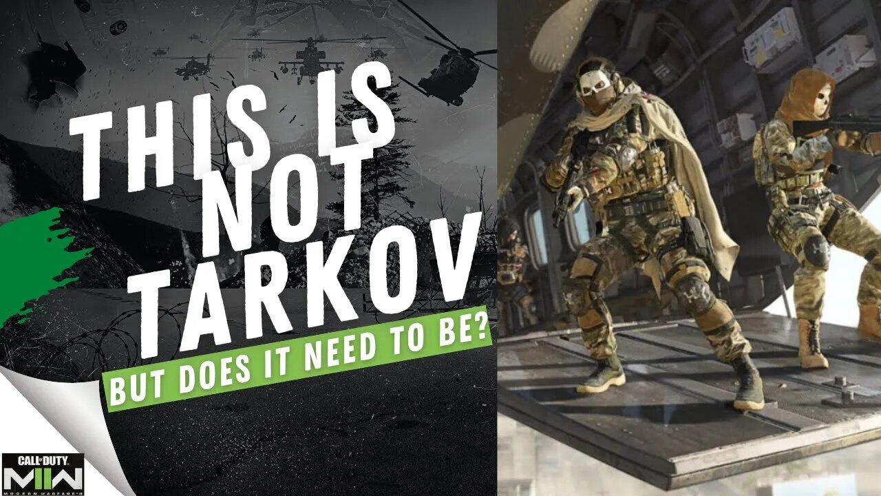 Modern Warfare II DMZ- It's not Tarkov, but does it really need to be?