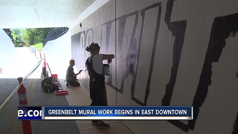 Road closures in place for Greenbelt mural painting