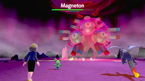 Pokémon Sword - Battling Dynamax Magneton!