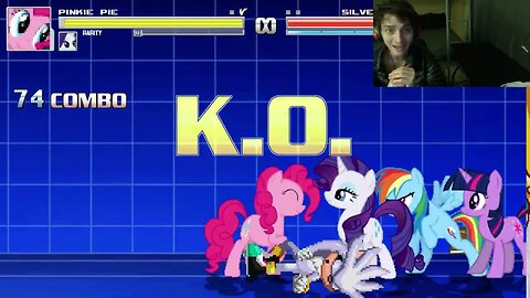 My Little Pony Characters (Twilight Sparkle And Rainbow Dash) VS Silver The Hedgehog In A Battle