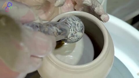 Luxury Teapot Making Process. Korean Pottery Master Craftsman-7