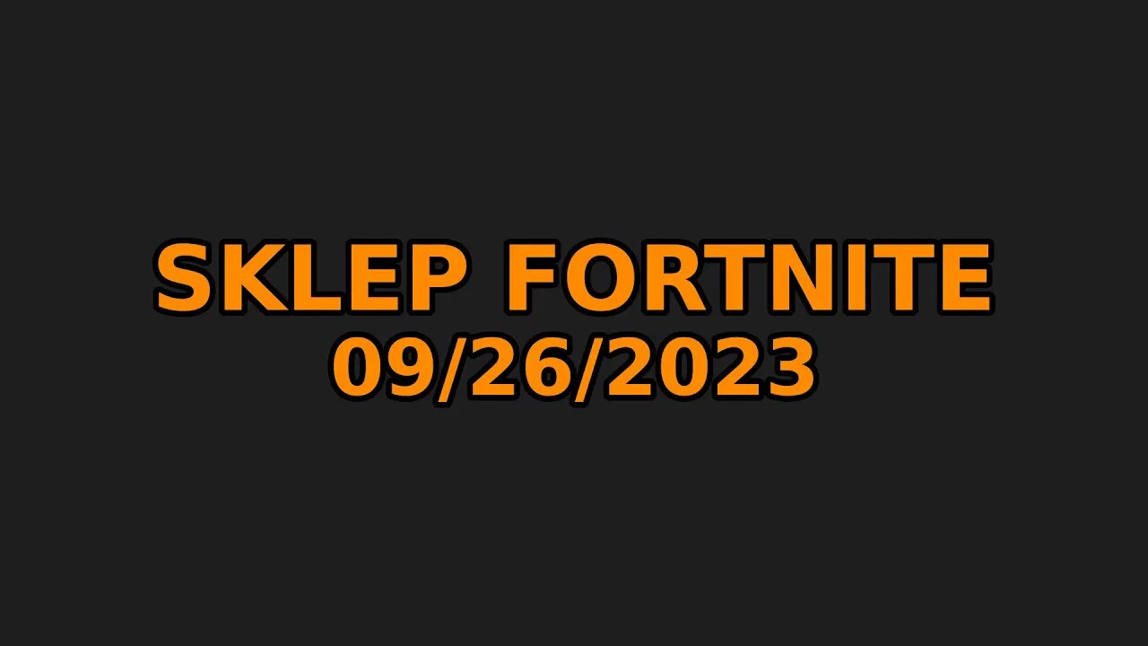 Sklep Fortnite #11 09/26/2023