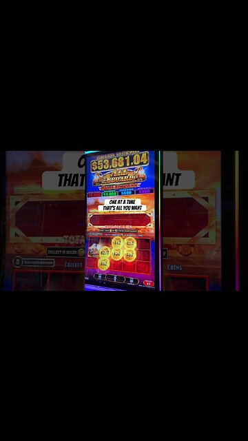 One at a time!! All Aboard #lasvegas #casino #slots