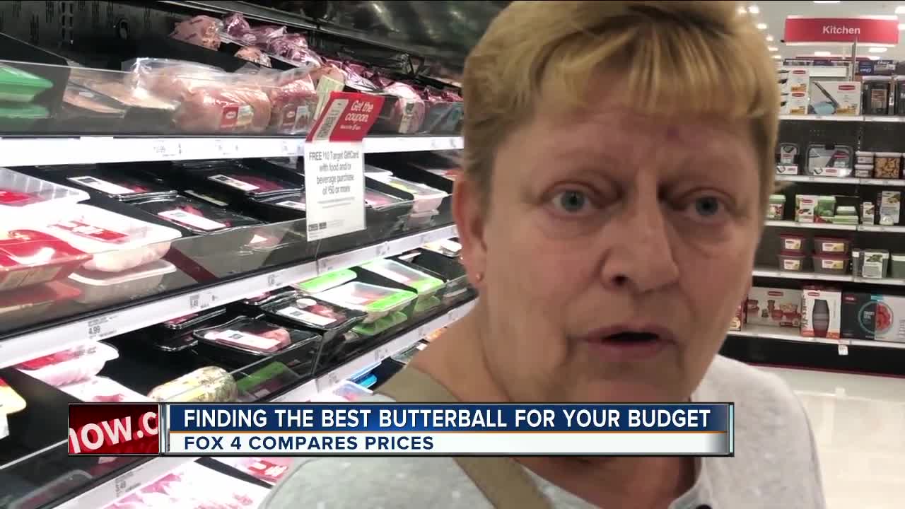 FOX 4 compares turkey prices within local grocery stores.