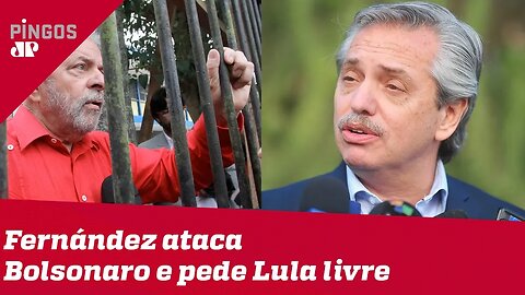 O 'Haddad' de Kirchner ataca Bolsonaro e pede Lula livre