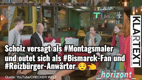 #Scholz versagt als #Montagsmaler?