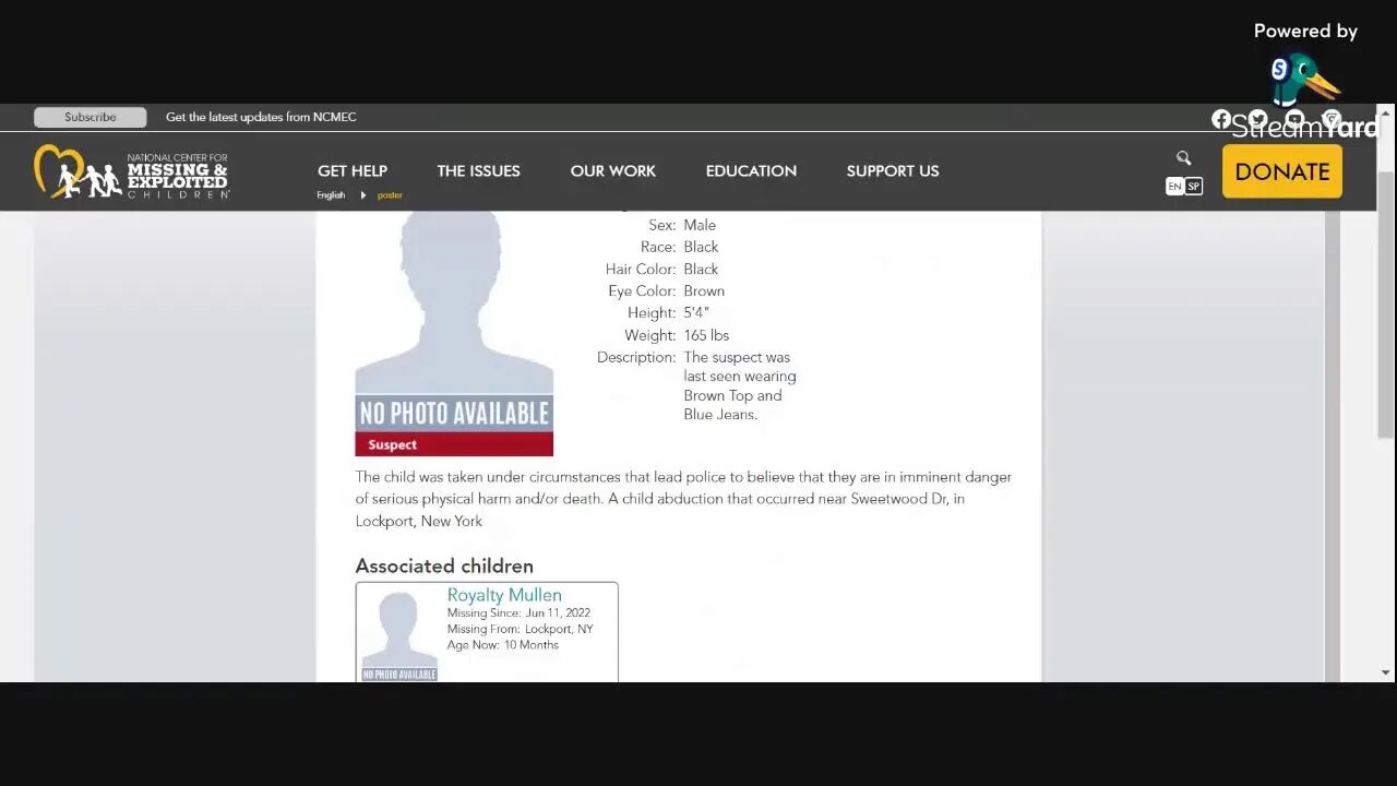 Amber Alerts | TX & NY