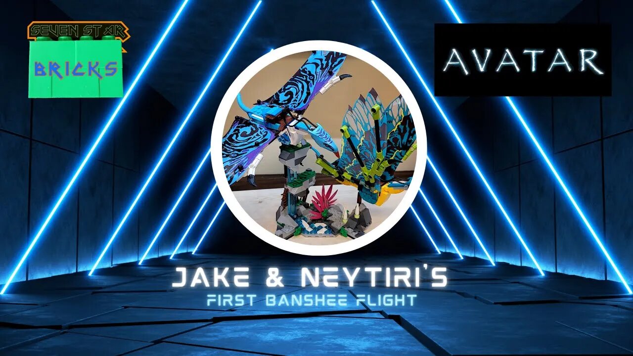 Jake & Neytiri's First Banshee Flight Review - Lego Avatar - set 75572 - 572 Pcs