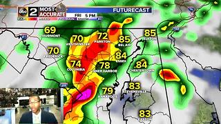 Maryland Storm Chances Remain