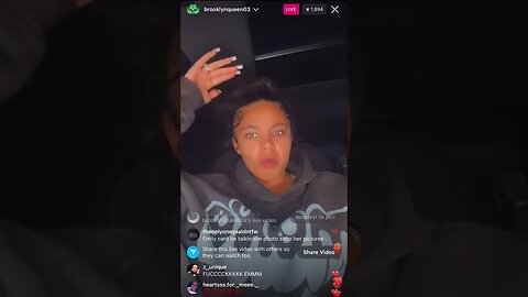 BROOKLYN QUEEN IG LIVE: Brooklyn Gets Mad Cuz Emily Call Her Mom Plus Size In Diss Track (05/03/23)