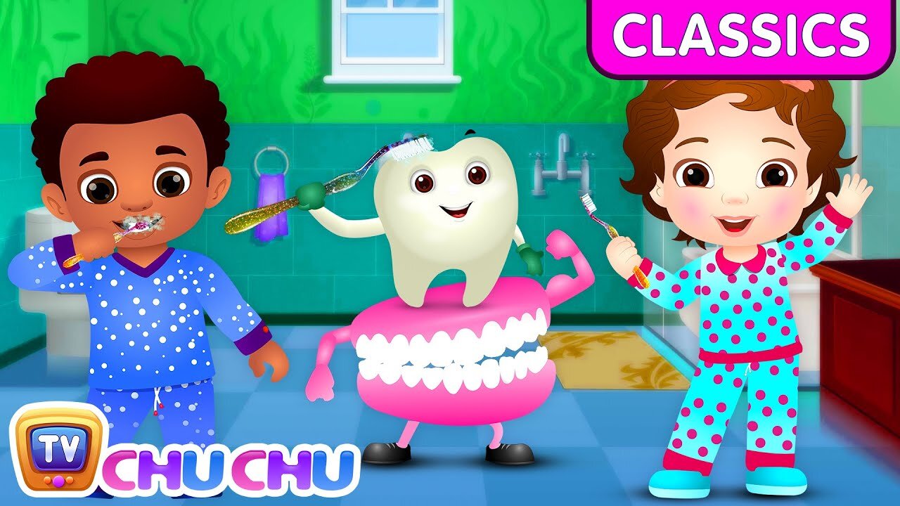 Brush Your Teeth Song 2024 - Good Habits Nursery Rhymes For Children - ChuChu TV Classics