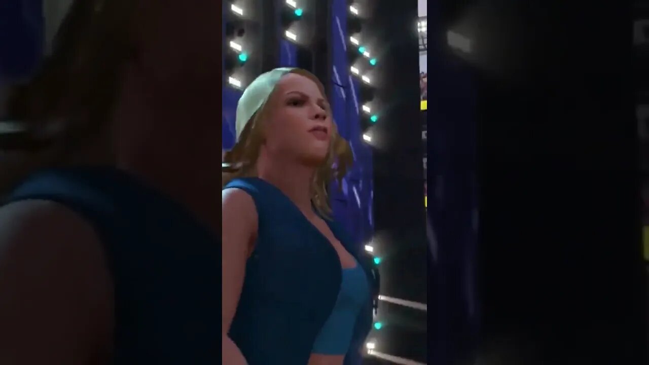 Supergirl's Entrance Is Denied #shorts #wwe2k22 #gaming