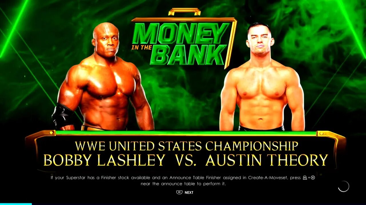 WWE Money in the Bank 2022 Theory vs Bobby Lashley for the WWE United States Championship