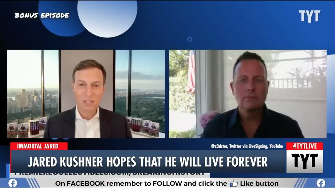 Jared Kushner | Why Is Jared Kusher Discussing Transhumanism and Eternal Life? Why Did Jared Kushner Put Himself In Charge of Operation WARP Speed?