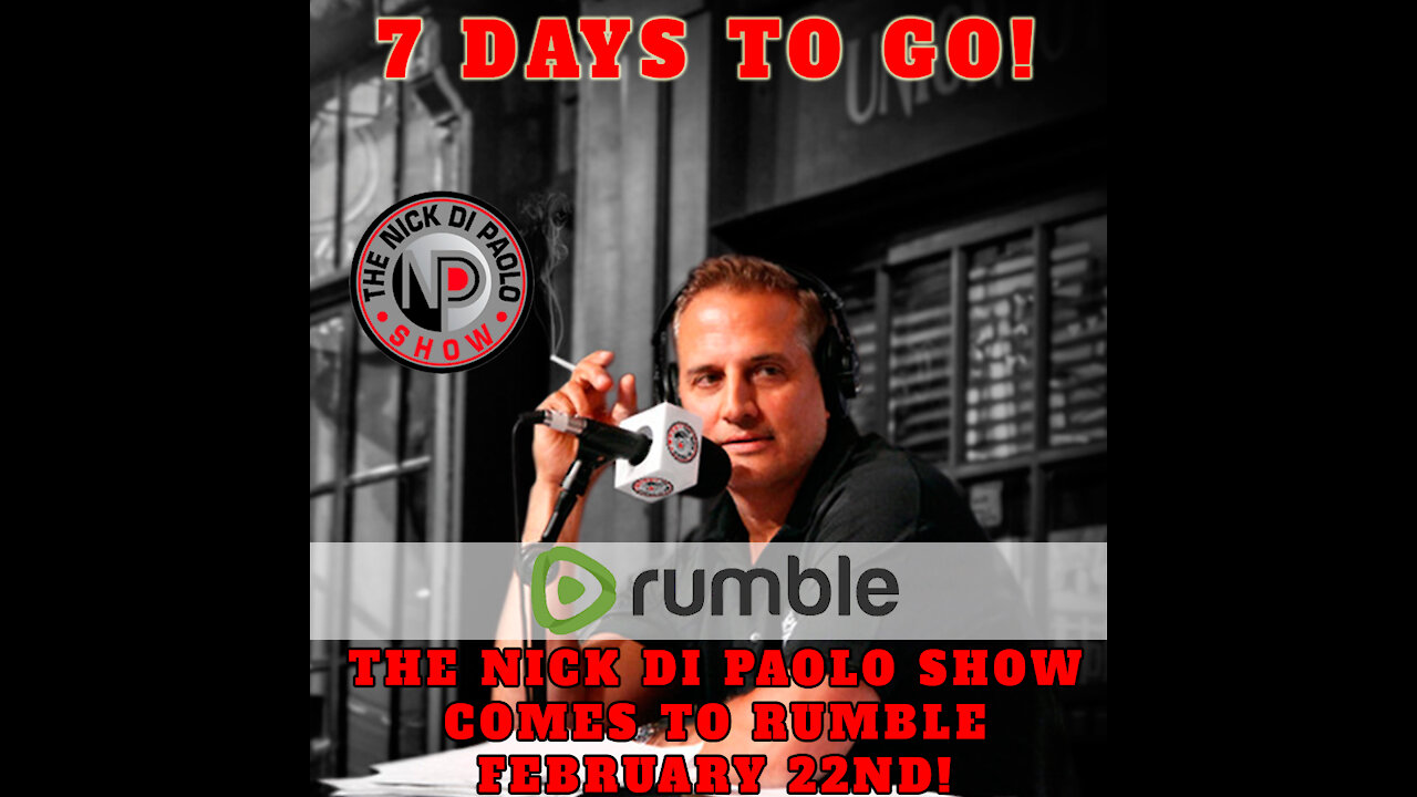 7 Days Until Nick Di Paolo Comes To RUMBLE!