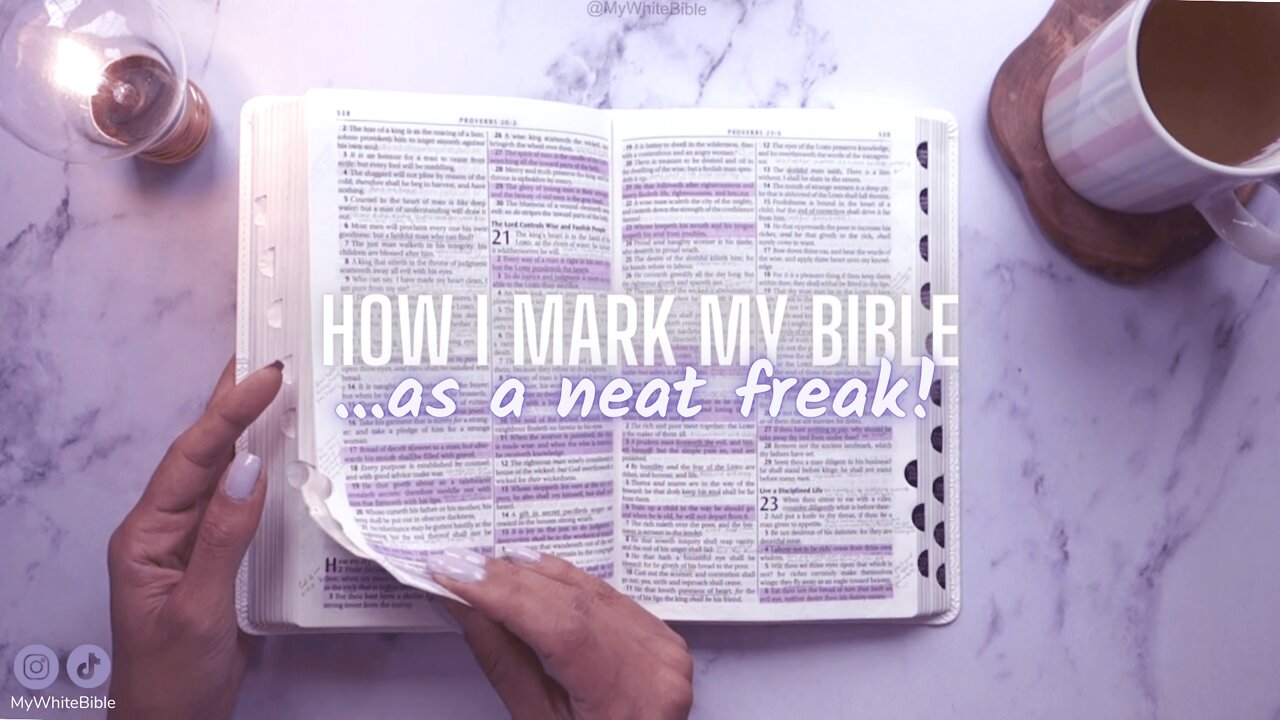 How To Mark Your Bible - Neat Freak Edition! | Marking the Bible for #NeatFreaks