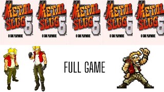 Metal Slug 6 Full Game Walkthrough Playthrough - No Commentary (HD 60FPS)