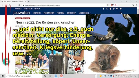 „Im Leben ist nie etwas sicher, doch nun ist höchste Alarmstufe, usw.!!!“ ...