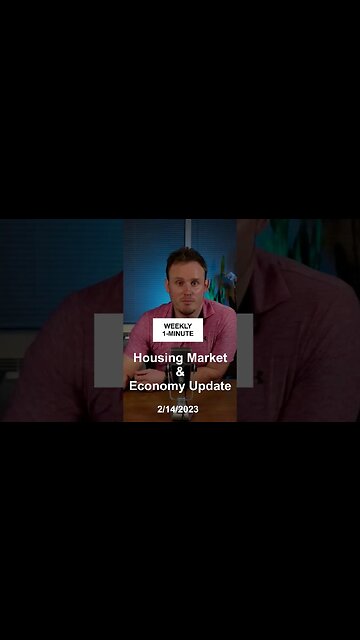 Weekly 1-Minute Housing Market & Economy Update #housing #economy #mortgage
