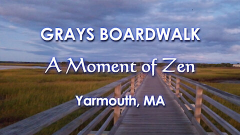 Grays Beach Boardwalk - Yarmouth Cape Cod MA