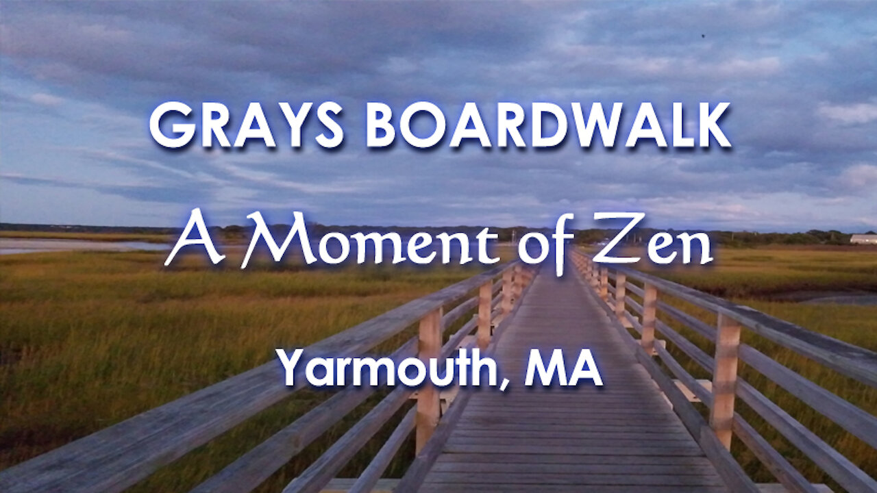 Grays Beach Boardwalk - Yarmouth Cape Cod MA