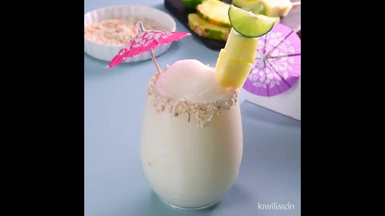 Pineapple and Coconut Margarita