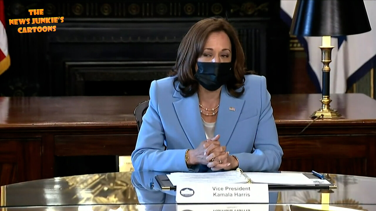 VP Kamala Word Salad Dressing: "My pronouns are she and her. I am a woman.. wearing a blue suit.”